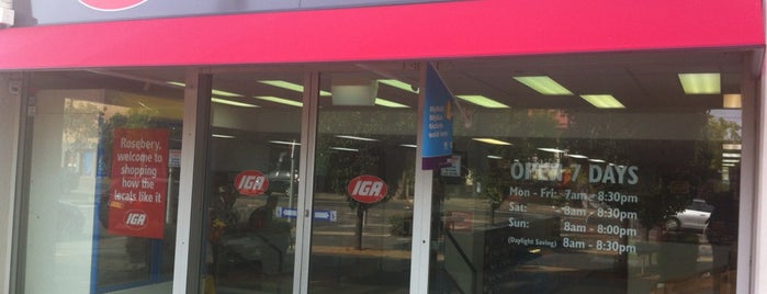 IGA Rosebery is one of Matt’s Liked Places.
