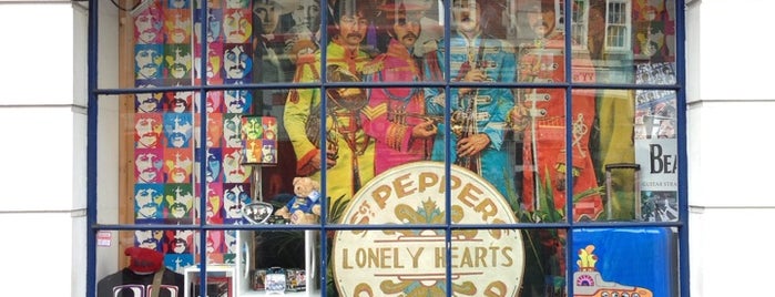 The London Beatles Store is one of London Map.