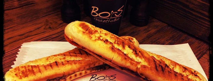 Bors Gasztrobár is one of The 13 Best Places for Hot Dogs in Budapest.