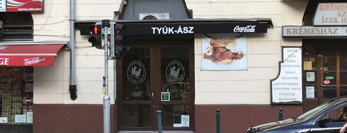 Tyúk-Ász Gyorsétkezde is one of Lieux qui ont plu à Gergely.