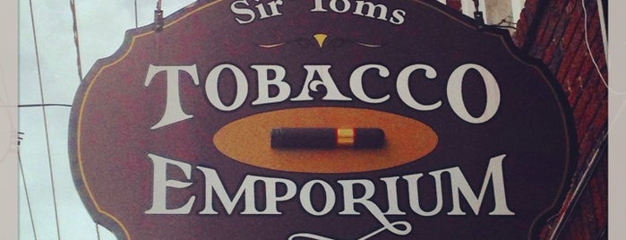 Sir Toms Tobacco Emporium is one of Kurt's Asheville List.