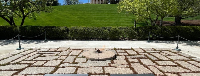 John F. Kennedy Eternal Flame is one of Historic Sites - Museums - Monuments - Sculptures.