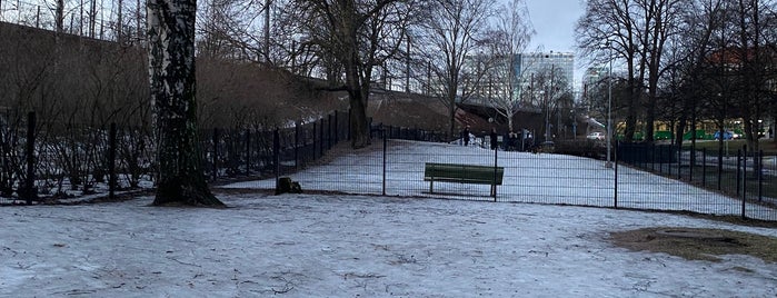 Alppipuiston koira-aitaus is one of Dogparks Helsinki.