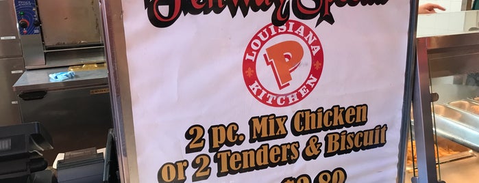 Popeyes Louisiana Kitchen is one of places to check out.