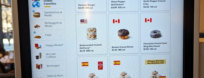 McDonald’s Global Menu Restaurant is one of USA to-do.