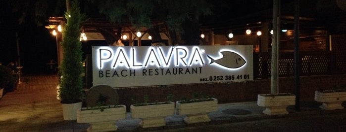 Palavra Beach Restaurant is one of gezenti-bodrum.