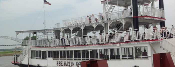Island Queen River Boat is one of Memphis Places.
