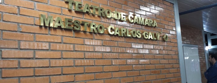 Teatro de Câmara Maestro Carlos Galvão (TCG) is one of Escola de Música de Brasília (EMB).