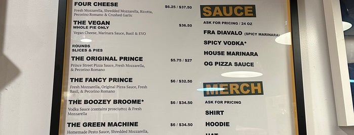 Prince St Pizza is one of LA TODO.