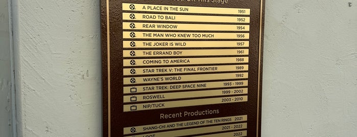 Stage 4: Paramount Studios is one of Paramount Studios.