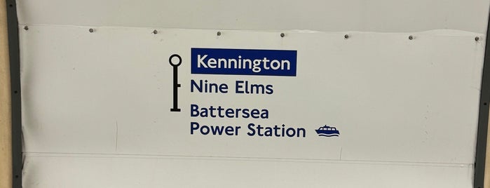 Kennington London Underground Station is one of Tube stations I've been to.