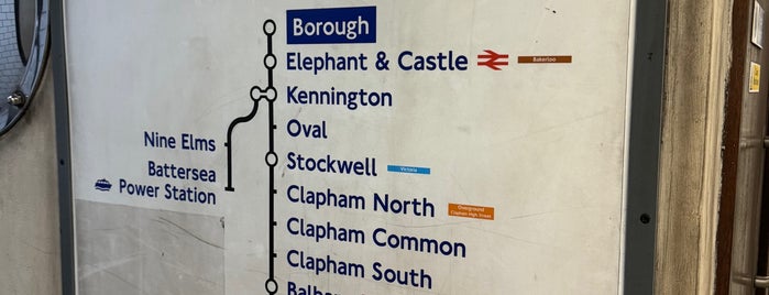 Borough London Underground Station is one of London Underground (Tube) Stations.