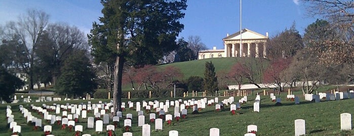 Arlington National Cemetery is one of Washington.