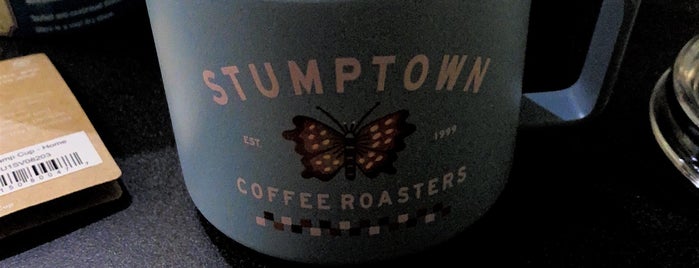 Stumptown Coffee Roasters is one of coffee shops around the world.