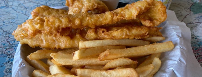 Anchors Fish & Chips is one of places to go.