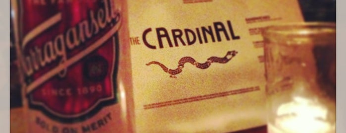 The Cardinal is one of Pinball NYC.