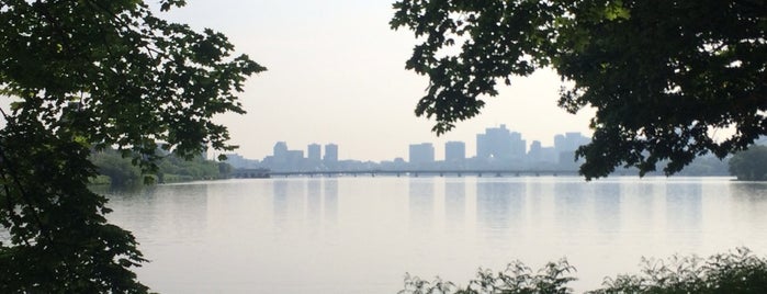 Running The Charles is one of สถานที่ที่ Jake ถูกใจ.