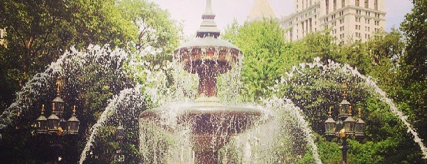 City Hall Park is one of NY.