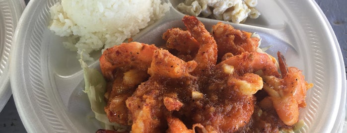 Famous Kahuku Shrimp is one of Not For Tourists Hawaii.