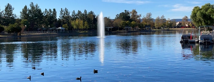 Harveston Lake is one of Neighborhoods.