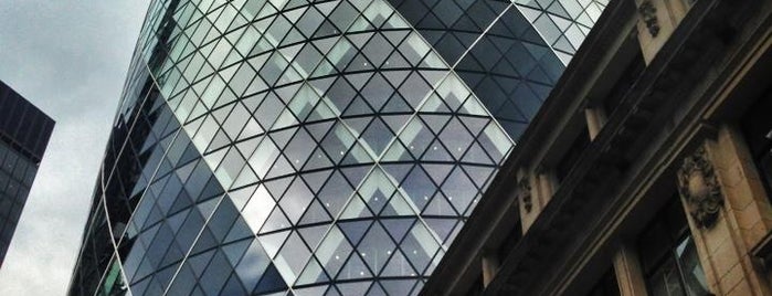 30 St Mary Axe is one of Wallpaper.