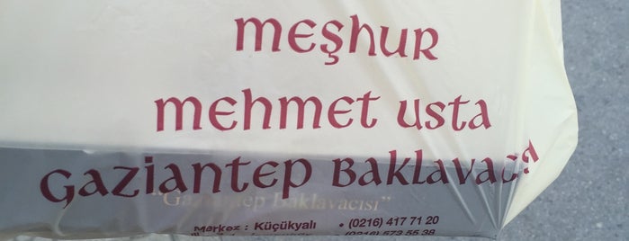 Gaziantep Baklavacısı Mehmet Usta ( MUGAP ) is one of Istanbul.