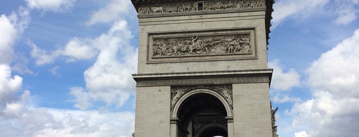 Arc de Triomphe is one of Paris.