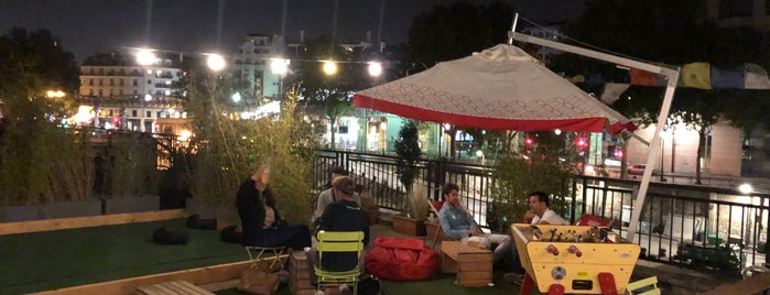 Le Rooftop du Point Ephémère is one of Paris 🇫🇷.