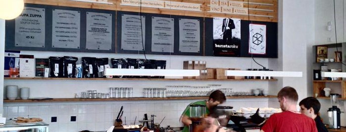 EMA espresso bar is one of Prague – cafés.