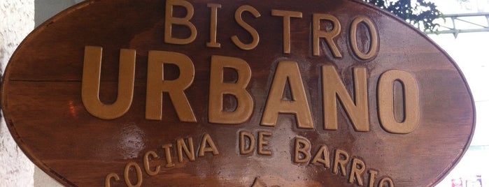 Bistro Urbano (Cocina de Barrio) is one of El DF.