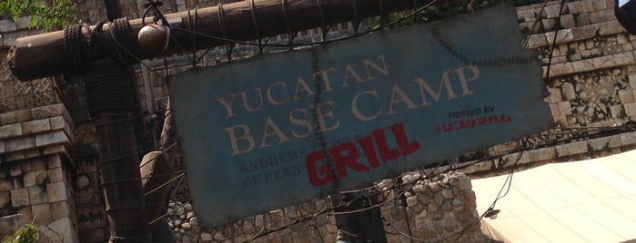 Yucatan Base Camp Grill is one of Tempat yang Disukai ぎゅ↪︎ん 🐾🦁.