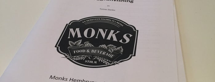 Monks Café & Brewery is one of Places that's somehow cool..