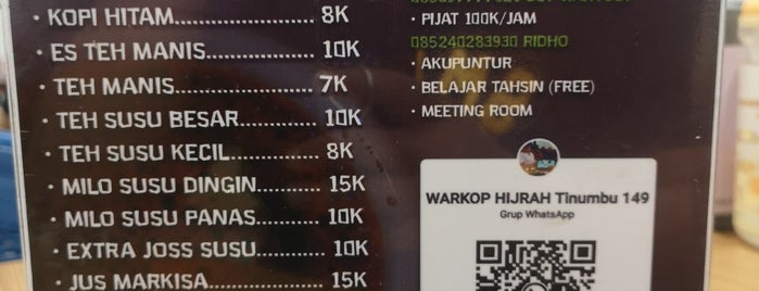Warkop Hijrah is one of 2023 - Warung Kopi Makassar.
