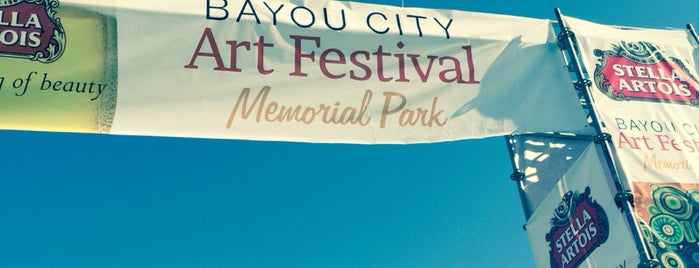 Bayou City Art Festival Memorial Park is one of To Do.