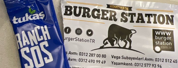 Burger Station is one of Yemek-Ankara.