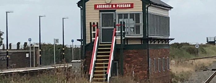 Abergele & Pensarn Railway Station (AGL) is one of Stations, Bus stops and Interchanges.