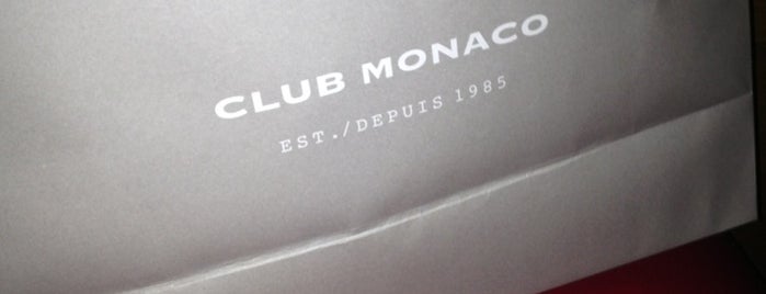 Club Monaco Temporary Store is one of Saturday.