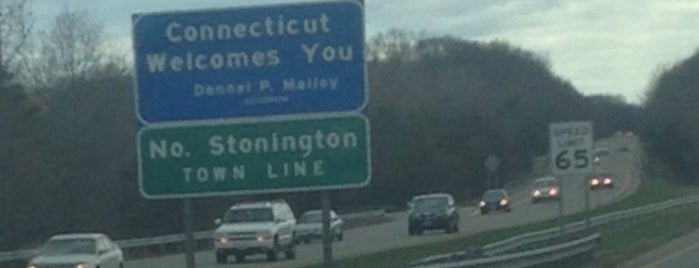 Connecticut / Rhode Island State Line is one of Road trip 2020.