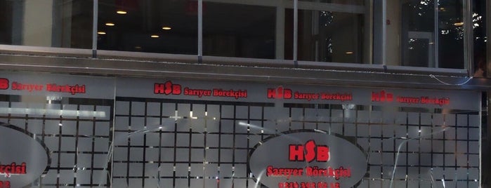 HSB Sarıyer Börekçisi is one of istanbul restaurantlar.