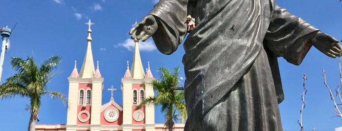 IGREJA MATRIZ SANTUÁRIO DO SAGRADO CORAÇÃO DE JESUS is one of สถานที่ที่ Mateus ถูกใจ.