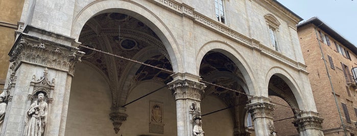 Loggia della Mercanzia is one of siena.