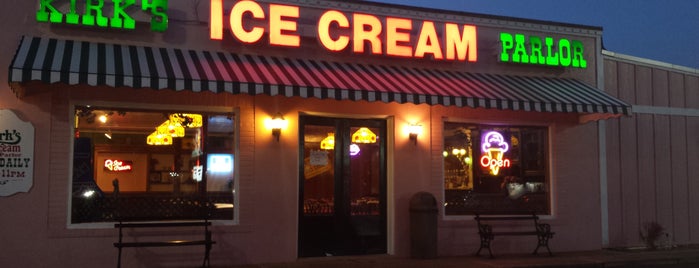 Kirk's Ice Cream Parlor is one of Myrtle Beach.