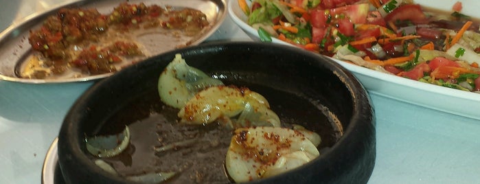 Hatay Lahmacun Ve Kebap Salonu is one of Harbiye restorant Mersin Nihat.