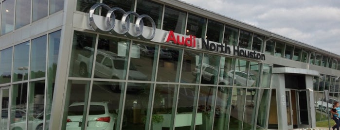 Audi North Houston is one of สถานที่ที่ Rodney ถูกใจ.