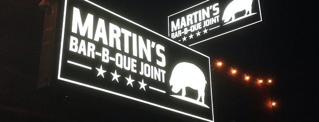 Martin's Bar-B-Que Joint is one of Rachel's Nashville.