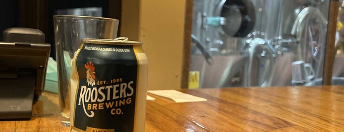 Roosters Brewing Co. is one of Las Vegas/Utah.