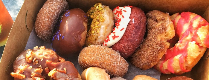 Holey Moley Coffee + Doughnuts is one of Brandon’s List: Best Eats Milwaukee.