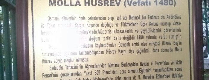 Molla Hüsrev Türbesi is one of Bursa to Do List.