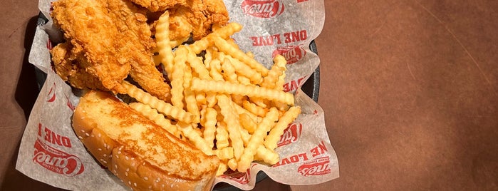 Raising Cane's Chicken Fingers is one of food..