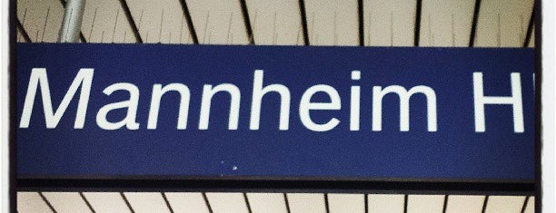 マンハイム中央駅 (MHJ) is one of Bahnhöfe Deutschland.